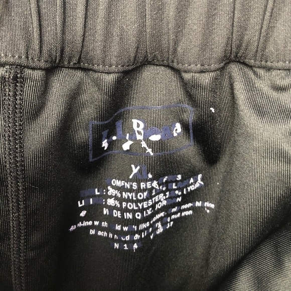 L.L. Bean Pull On Tennis Skirt with Shorts Skort in Black Size Extra Large - Picture 4 of 5